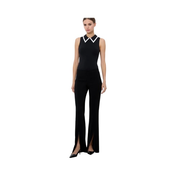 Alice and Olivia Princess Front Slit Trouser 6 NWT